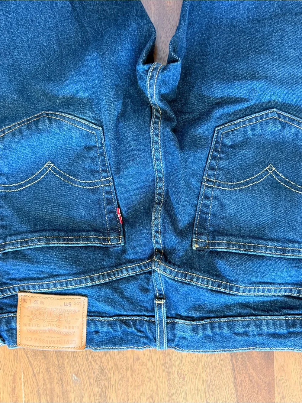 Levi's Straight Dark Blue Men's Jeans